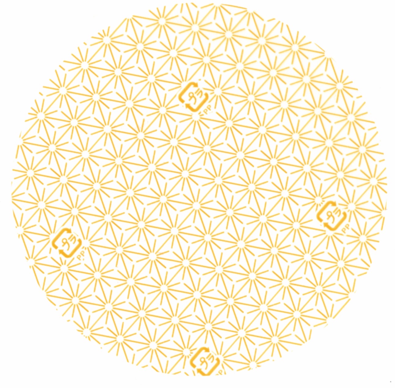 星総柄（オレンジ）